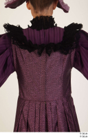  Photos Woman in Historical Dress 3 19th century Purple dress historical clothing upper body 0004.jpg